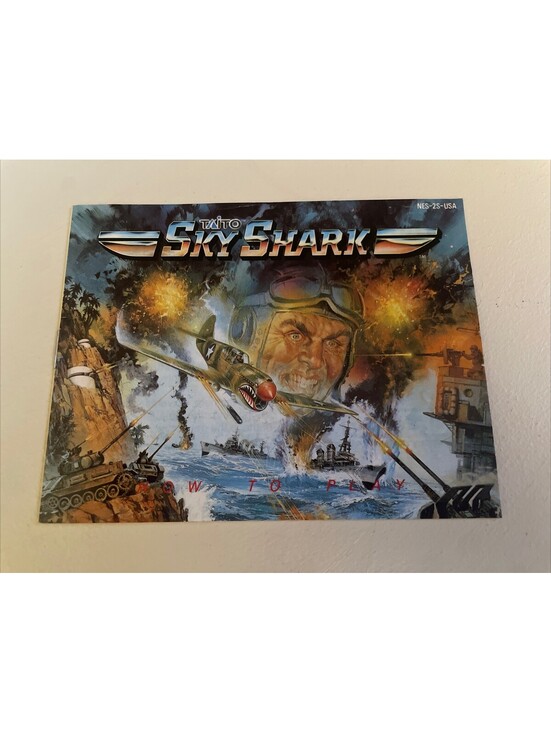 Nintendo Other - Sky Shark Original Nintendo NES MANUAL ONLY Authentic